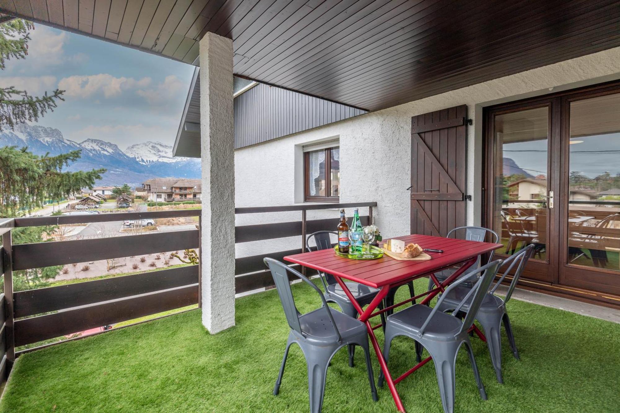 Bel Apt Terrasse A 2 Pas Du Lac ซิวริเย ภายนอก รูปภาพ